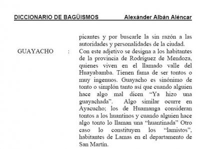 ¡¡QUE COSA!!: SEUDO HISTORIADOR AMAZONENSE TRATA DE TONTOS E INGENUOS A LOS GUAYACHOS.